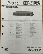 SONY XDP-210EQ PROCESSORE
