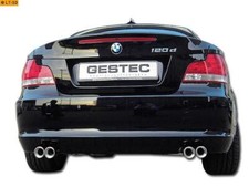 Scarico sportivo GESTEC DUPLEX BMW Coupe Cabrio 118d 120d je2x70 arrotolato assorbitore