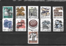 FRANCOBOLLI CINA - 1986-91 CASE POPOLARI LOTTO USATO