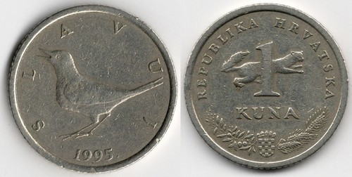 Croazia kuna 1995 - 1, kuna,