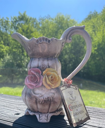 Capodimonte vtg vaso brocca - capodimonte-vtg,