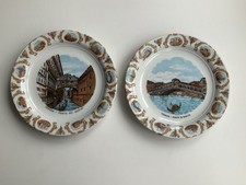Two Retro Souvenir Plates -The