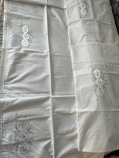 LENZUOLO MATRIMONIALE RICAMATO