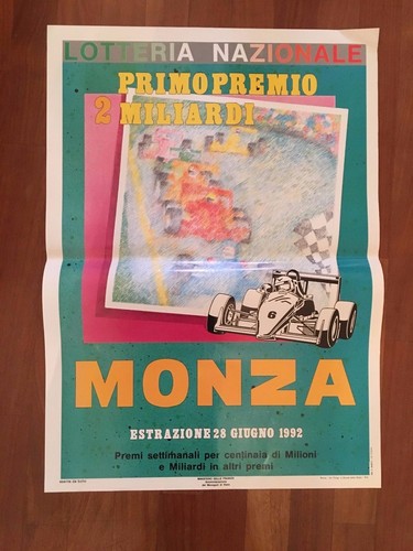 Poster manifesto 1992 lotteria - manifesto,