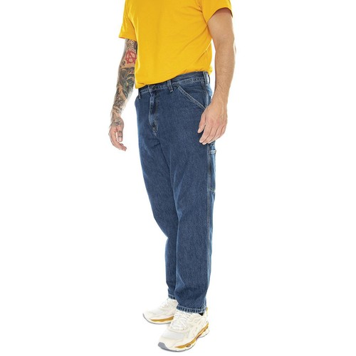 Single knee pant blue - single, /stone