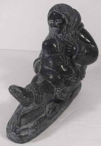 Vtg the wolf sculpture inuit - vtg,