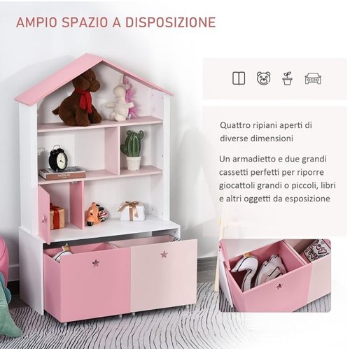 Homcom libreria scaffale - homcom,