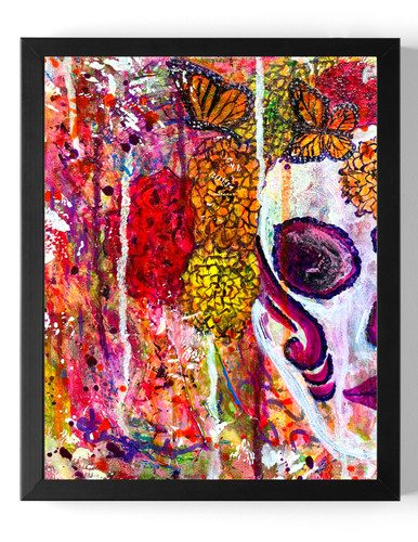 Guajardo art teschio farfalla - art:,