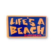 Adesivo anni 80 Lifes A Beach
