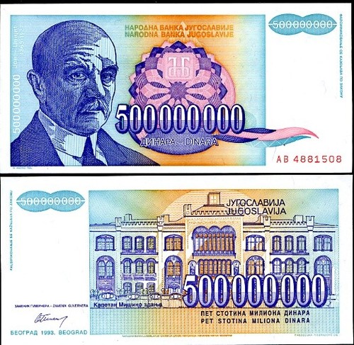 Jugoslavia 500 milioni - , di