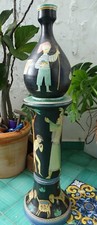 MAIOLICA VIETRI-C.A.S.-CERAMICA ARTISTICA SOLIMENE 1950-GRANDE  VASO SU COLONNA