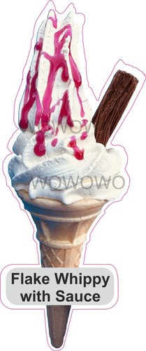 Adesivo furgone gelato fiocco