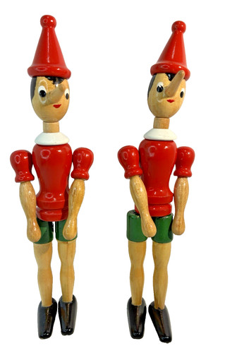 Set bambole pinocchio in - set,