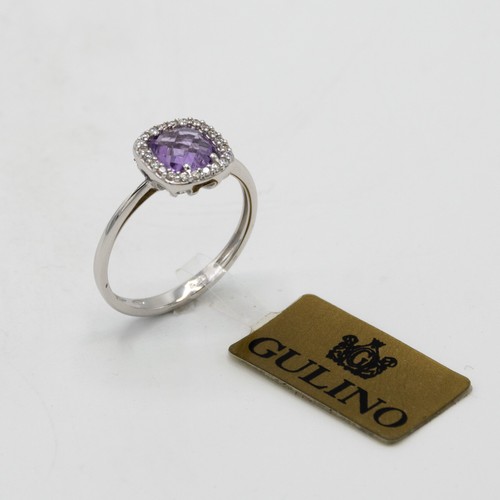 Anello oro bianco - , kt