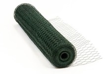 Alphapet Rete Filo Pollo Zincato Rivestito PVC 25m/50m Recinzione Giardino Aviaria