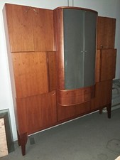 credenza anni 90 in massello di ciliegio cm 200x50x200h