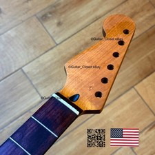 Collo Strat in palissandro acero tostato mancino Lefty Nitro adatto per parafango LSR02BX