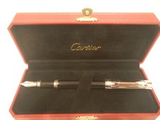 CARTIER : PENNA STILOGRAFICA "PASHA" DOUE' MOTIVO BARCODE 