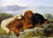 Oil painting george w. horlor