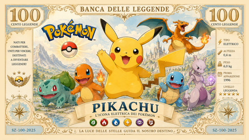 Banconota souvenir pokémon - banconota,