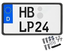 Portatarga 240x130 nero con