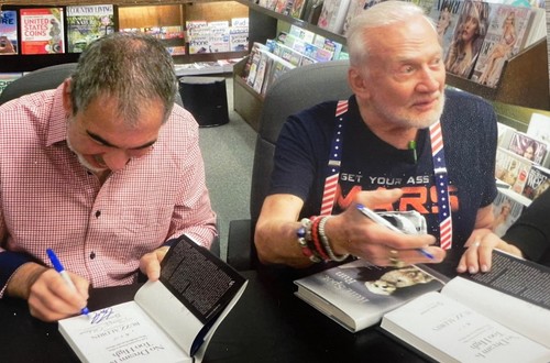 Buzz aldrin signed dream is - dream,