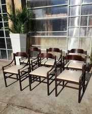 N.6 SEDIE- POLTRONCINE IN LEGNO CURVATO PRODUZIONE ITALIANA ANNI 60 MODERNARIATO