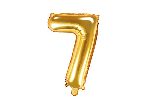 Pallone numero sette oro - pallone,