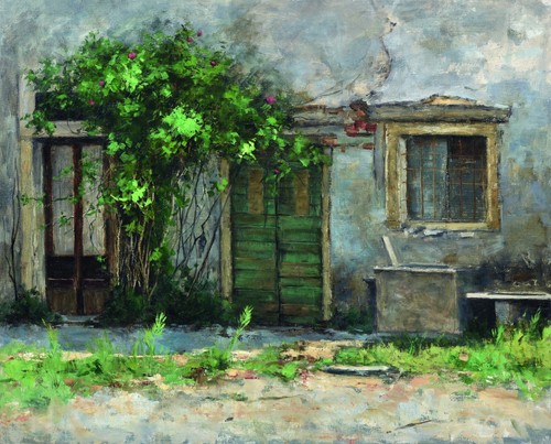 Dipinto olio tavola - dipinto,