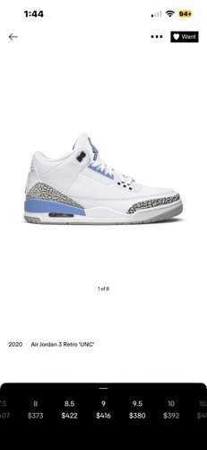 Air jordan retro unc - air, "unc"