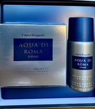 L.B.Aqua di Roma Uomo EDT Vapo 125 ml Sigillato + Deodorante Spray 100g VINTAGE