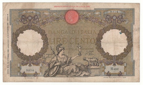 100 lire guerrieria - guerrieria, fascio)