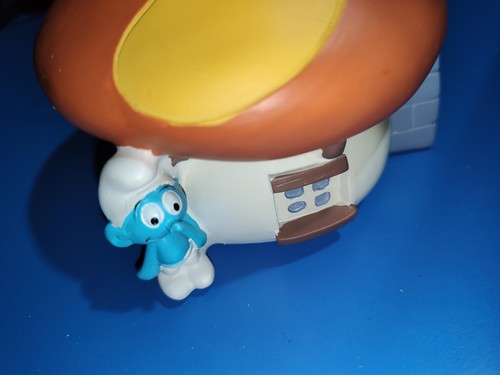 Salvadanaio casa puffi - salvadanaio-casa,