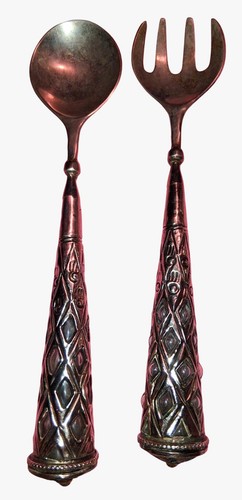 Antique salad serving spoon - salad,