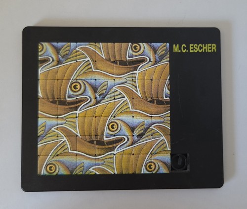 Vintage escher pesci e - escher, "pesci