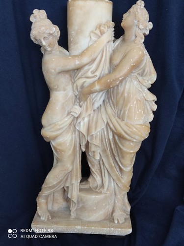 Gruppo scultoreo alabastro - in,