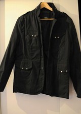 Giacca OBJ da UOMO - colore NERO - TG L - Spalline con bottone - 100% Cotone