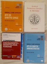 L'esame di avvocato. Atti di Diritto Civile e Amministrativo -  (4 libri)