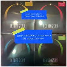Renato Zero Lotto 4x45 Giri Nuovi Sigillati Non Vendibili Separatamente