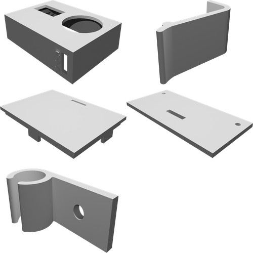 Custodia modulo timer vocale - modulo,