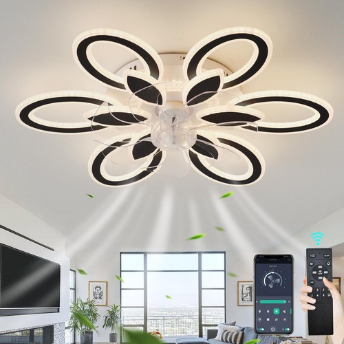 Led ventola lampadario - led,