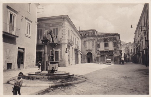 Cartolina foggia piazza - cartolina, ,piazza