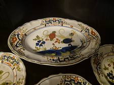 Piatti Ente Ceramica Faenza  Decoro Garofano Vintage Collezione