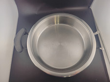 Casseruola Pentola ad induzione in acciaio inox 2 manici linea natura 26 cm