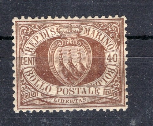 San marino 1892 stemma - san,