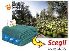 RETE Telo per RACCOLTA OLIVE → 90 gr/m² Reti ANTISPINA Antistrappo CON OCCHIELLI