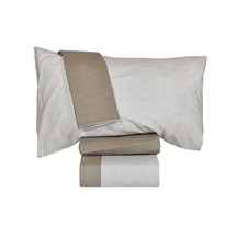 Completo lenzuola matrimoniale Chromo Gabel Flanella