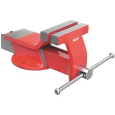 Morsa da banco in acciaio professionale fissa 100 mm Valex 1451546
