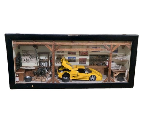 Diorama modellino auto - , vintage