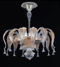 Coppia di lampadari di Murano, mai installati, vendibili separatamente